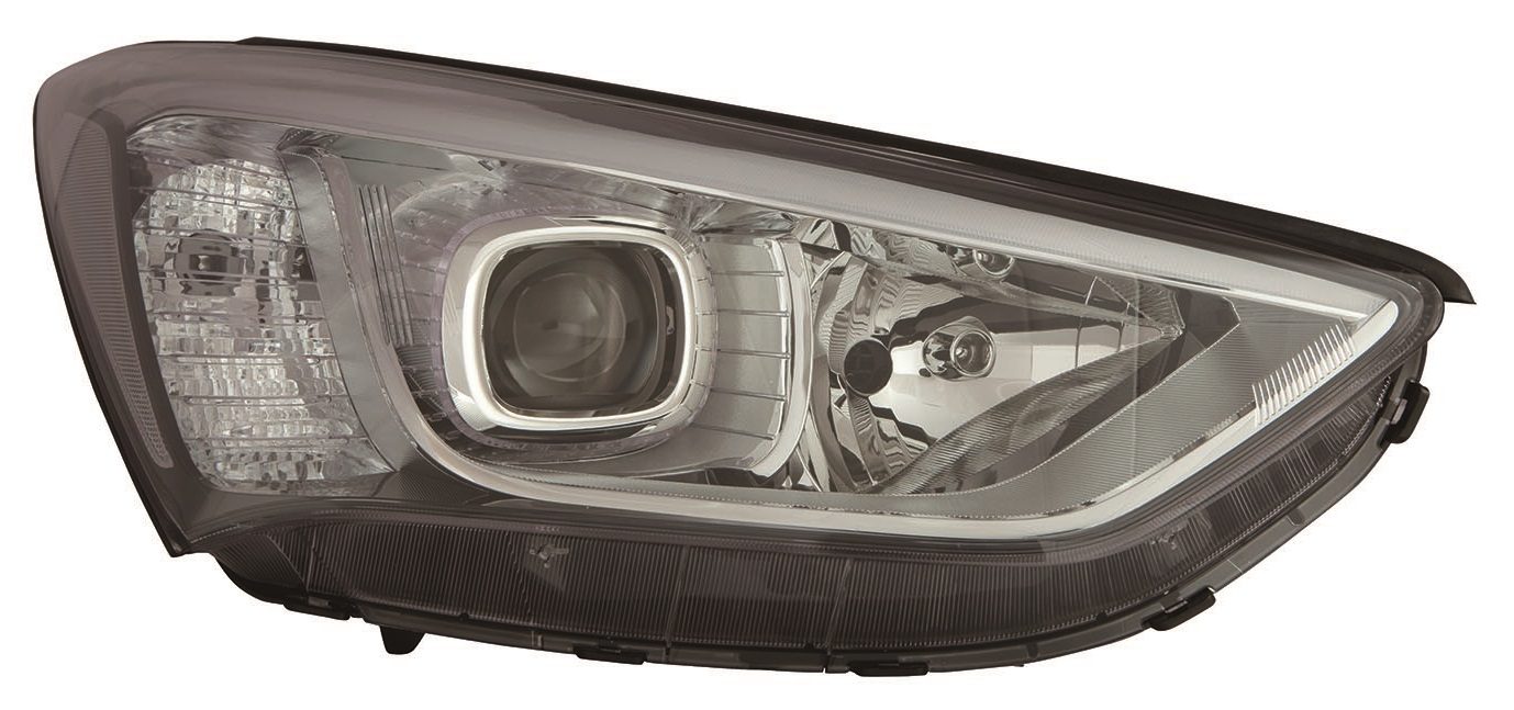 Faro Delantero Derecho Electrico Hyundai Santa Fe (2013->) (H7/H7) (LED)