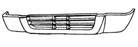 Spoiler Paragolpes Frontal 4wd Toyota Hilux Ln105 (1989->)