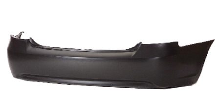 Paragolpes Trasero Negro 4P Hyundai Accent (2006->)