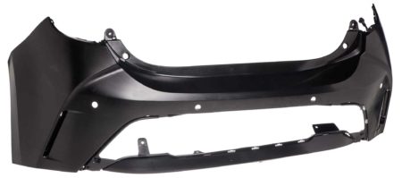 Paragolpes Trasero Negro (C/4 Agujeros Sensor) Toyota Corolla E21 (2018.10->) (5 Puertas)