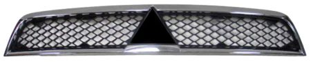 Rejilla Mitsubishi Lancer (Negra) (2008->) (C/Aro Cromado)