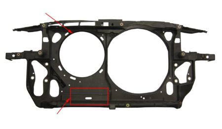 Frente Volkswagen Passat (2000->) (C/AC) 4CL) (3BO805594BE)