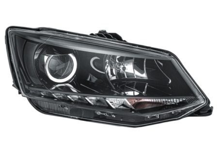 Faro Delantero Derecho Electrico (Con Motor) (Interior Negro) Skoda Fabia III (2014/08->) (H7/H7)