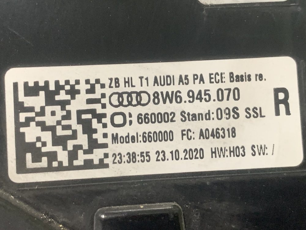Piloto Trasero Derecho Audi A5 Sportback Año 2020 a 2024 (Articulo Reciclado) 8W6945070 - Imagen 3