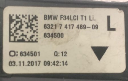 Piloto trasero izquierdo BMW Serie 3 Gran Turismo F34 (2013->2020) OEM 6321 7 417 469 - Imagen 3
