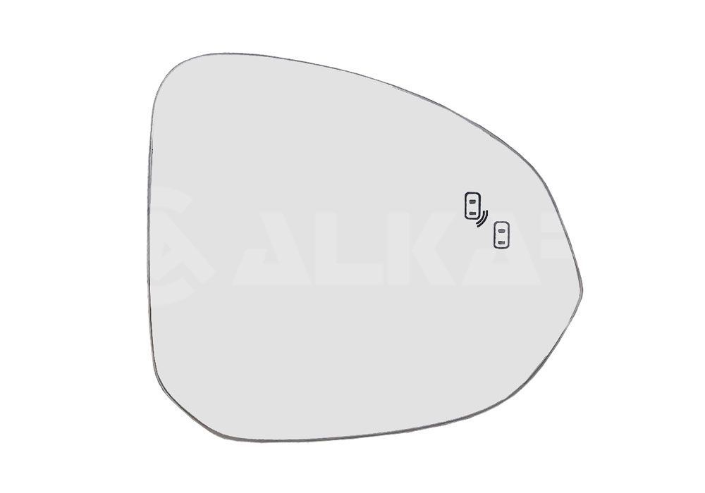 Espejo Cristal + Base Derecho Lynk & Co 1 Años 2017 a 2025 Sensor Angulo Muerto